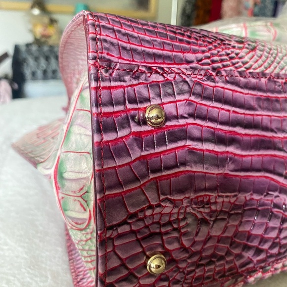 Brahmin Priscilla Julep💚🩷💜 RARE HTF - Picture 7 of 13